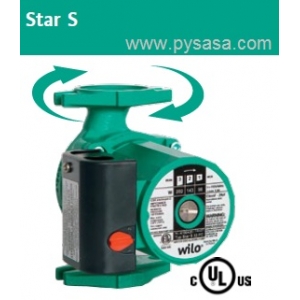 Circulador de Rotor Húmedo Wilo Star S 21 RFC con Válvula Check, 1/12 HP, 3 Velocidades, 115V